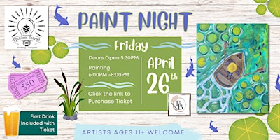 Image principale de April  Paints and Pints at Problem Solved Brewing Co.