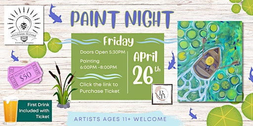April  Paints and Pints at Problem Solved Brewing Co. primary image