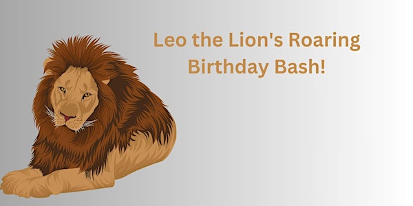 Leo the lion's Fundraising event