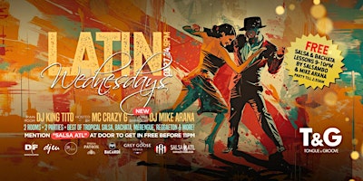 Hauptbild für LATIN Wednesdays at Tongue and Groove