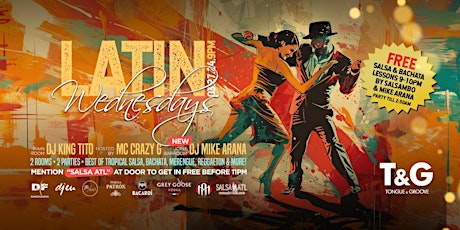 LATIN Wednesdays at Tongue and Groove