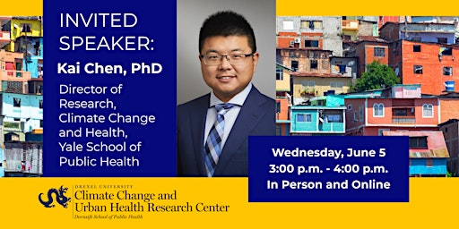 Kai Chen, PhD, Presented by the Drexel CCUH primary image