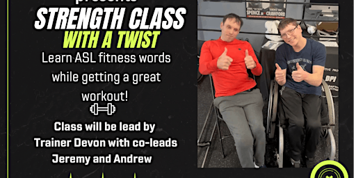 Imagen principal de AFL presents... ASL Strength Class! $0