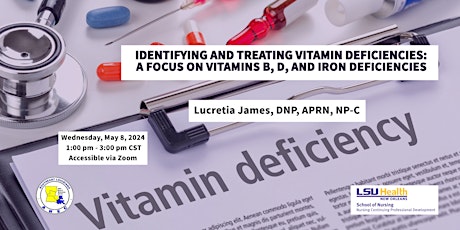 Identifying & Treating Vitamin Deficiencies: Vitamins B, D, & Iron