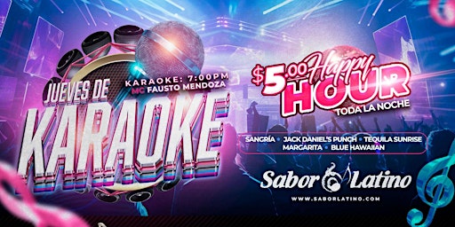 Image principale de $5 HAPPY HOUR & KARAOKE ! NEW YORK