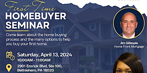 Primaire afbeelding van First Time Home Buyers Seminar
