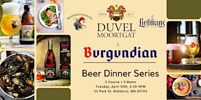 Imagem principal do evento Duvel-Moorgat 5 Course Beer Dinner at Burgundian!