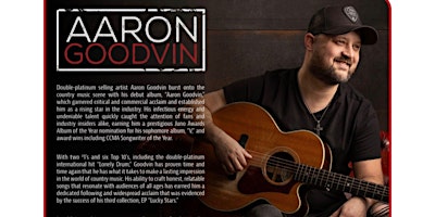 Imagen principal de AARON GOODVIN LIVE