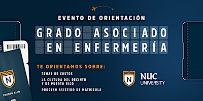 Imagem principal de NUC Nursing Destination School Orientation