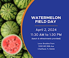 Primaire afbeelding van On Farm Watermelon Field Day