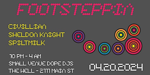 Image principale de FOOTSTEPPIN' 420 , FEAT. CIVILLIAN, SHELDON KNIGHT, SPILTMILK