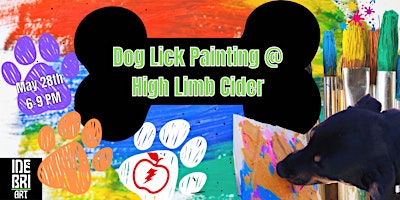 Imagem principal do evento Dog "Lick Painting" At  High Limb Cider