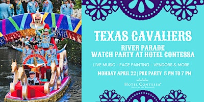 Primaire afbeelding van Texas Cavaliers Parade Watch Party at Hotel Contessa