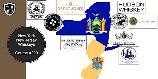 Imagem principal de New York - New Jersey Whiskeys  BYOB  (Course #209)