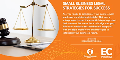 Imagem principal do evento Small Business Legal Strategies for Success - VIRTUAL