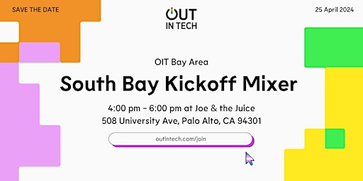 Primaire afbeelding van Out in Tech Bay Area | South Bay | Bi-Monthly Mixer @ Joe & the Juice