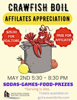 Primaire afbeelding van Annual Affiliate Appreciation Crawfish Boil