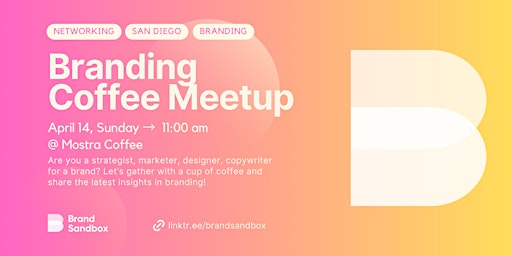 Branding Coffee Meetup primary image