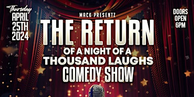 Imagem principal do evento Night Of A Thousand Laughs Comedy Show
