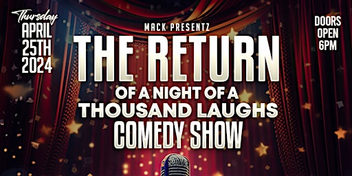 Image principale de Night Of A Thousand Laughs Comedy Show