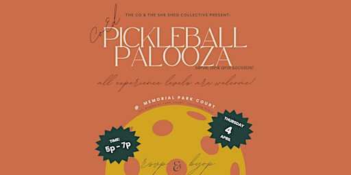 Image principale de CoEd Pickeball Palooza at Memorial Park!