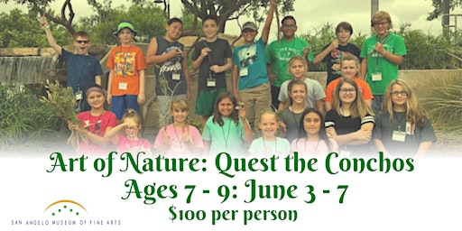 Imagem principal do evento Art of Nature: Quest the Conchos (Ages 7 - 9)