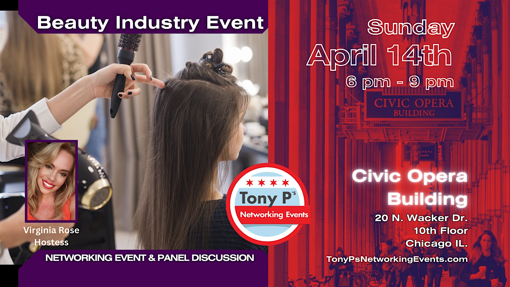 Tony P Beauty Industry Event – Networking and Demostration