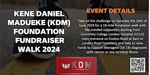Immagine principale di KDM Foundation Fundraiser Walk 2024 