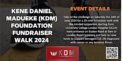 Primaire afbeelding van KDM Foundation Fundraiser Walk 2024
