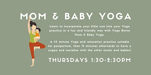 Imagem principal de Mom & Baby Yoga - 4 Week Course April 2024