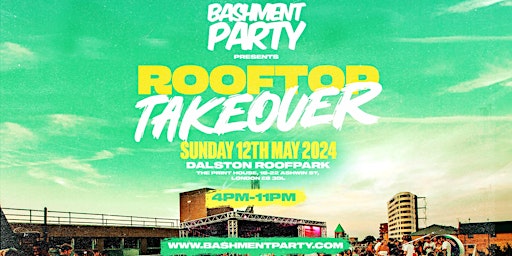 Primaire afbeelding van Bashment Party x Rooftop Takeover