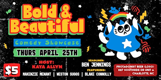 Bold & Beautiful Comedy Showcase: April