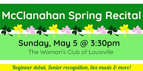 McClanahan Spring Recital