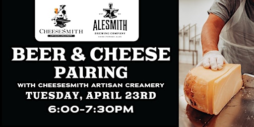 Primaire afbeelding van Beer and Cheese Pairing with CheeseSmith at AleSmith