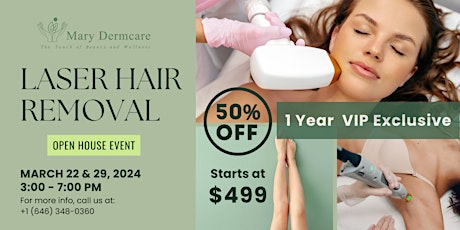 Mary Dermcare New York Laser Hair Removal Open House