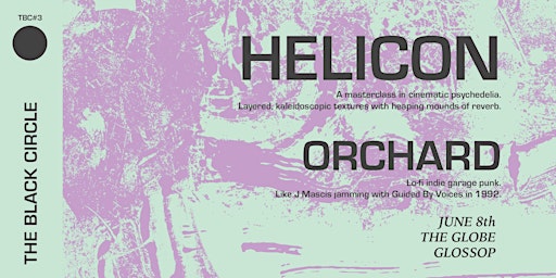 Imagem principal do evento The Black Circle #3: Helicon, Orchard