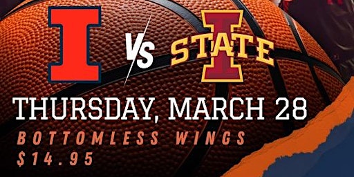 Primaire afbeelding van MARCH MADNESS SWEET 16 VIEWING PARTY: UOI vs IOWA STATE