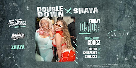 DOUBLEDOWN MEETS SHAYA - HIPHOP & AFRO - FR 05.APRIL