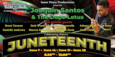 Hauptbild für R&B Series with Joaquin Santos & The Dope Lotus celebrating History