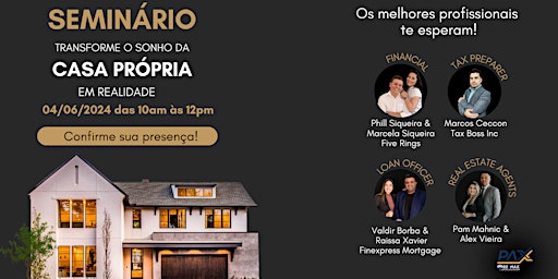 Imagem principal do evento Seminário Transforme o sonho da Casa Própria em Realidade.