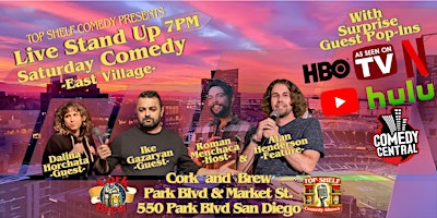 Hauptbild für Top Shelf Comedy Presents: Free Stand Up Comedy - East Village