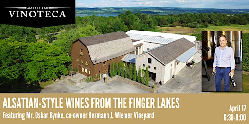 Alsatian-style wines from the Finger Lakes primary image
