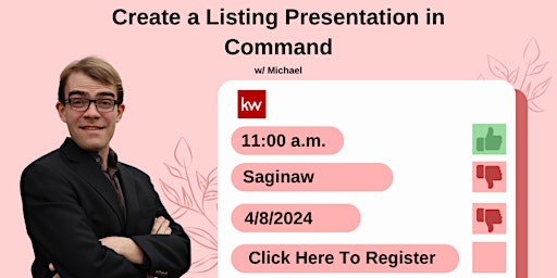Imagem principal de Saginaw: Create a Listing Presentation in  Command w/Michael