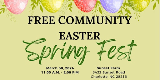 Primaire afbeelding van Community Easter Spring Fest