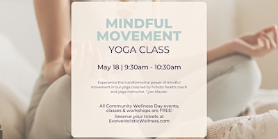Image principale de Mindful Movement Yoga Class