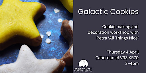 Imagem principal do evento Galatic Cookies - cookie making and decoration with Petra