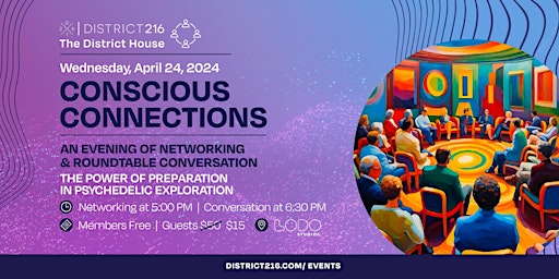 Immagine principale di The District House (Wed. 4/24 - Conscious Connections Roundtable) 