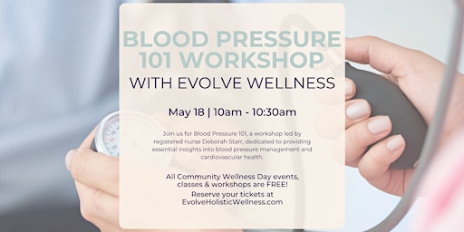 Image principale de Blood Pressure 101 Workshop