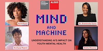 Imagem principal do evento Mind and Machine: Understanding AI’s Impact on Youth Mental Health