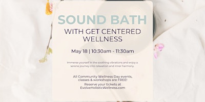 Imagen principal de Sound Bath at Get Centered Wellness